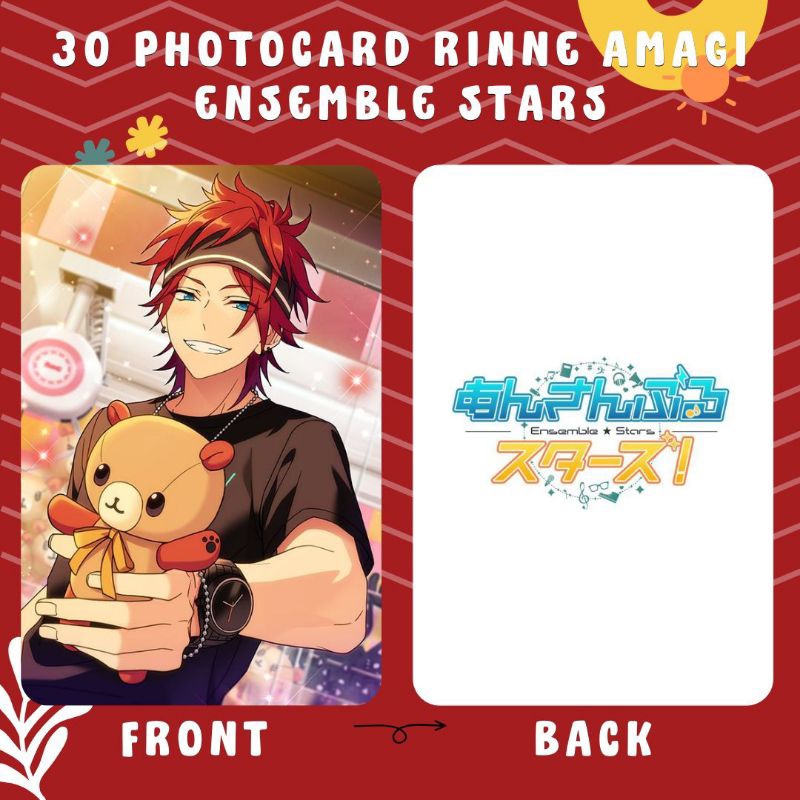 [30 PCS] PHOTOCARD RINNE AMAGI ENSEMBLE START CETAK 2 SISI TERMURAH