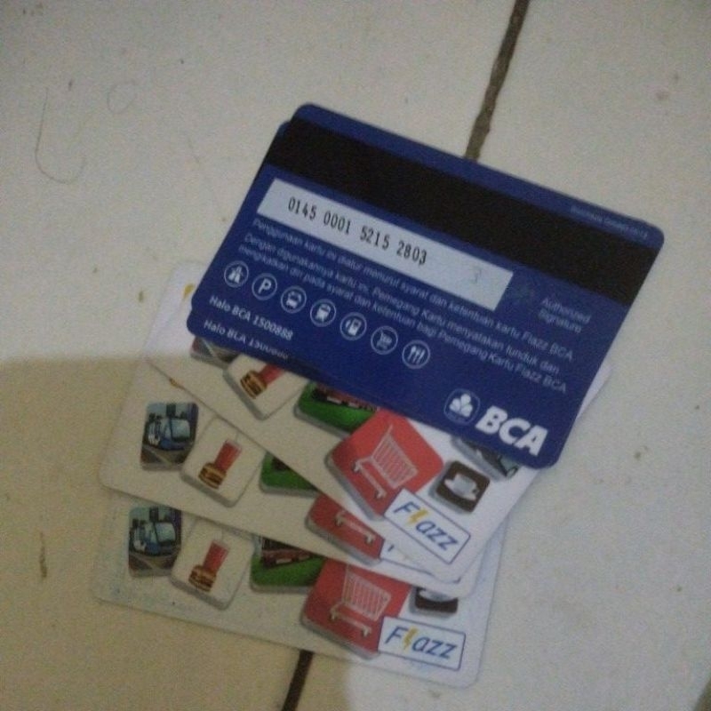 emoney flazz bca gen 1 bekas