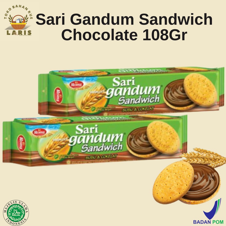 

SARI GANDUM SANDWICH KEMASAN 108 GRAM