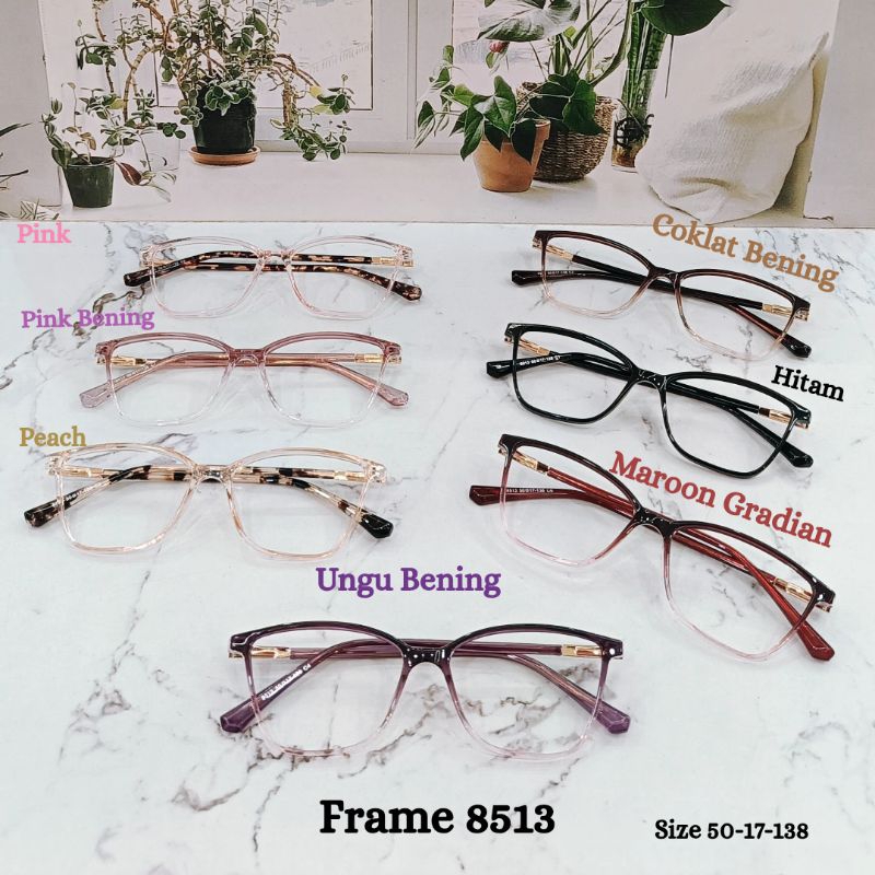 Kacamata Model Cat Eye Kode Frame 8513