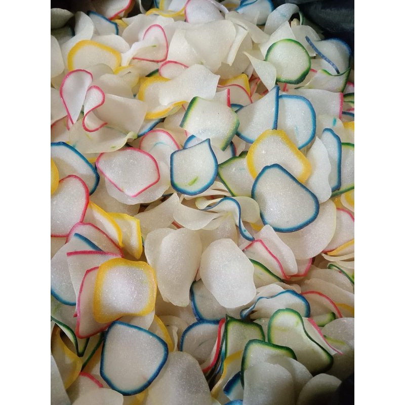 

krupuk upik upik mentah / kerupuk ubi mentah