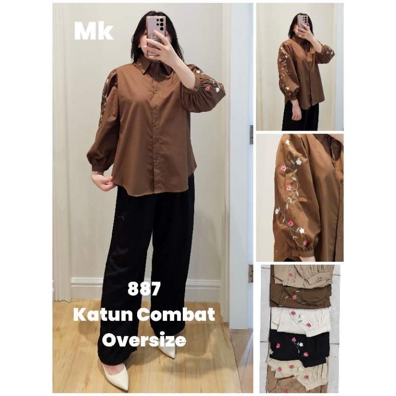 MIKKA | 933 KEMEJA COMBED & CODORAI BORDIR