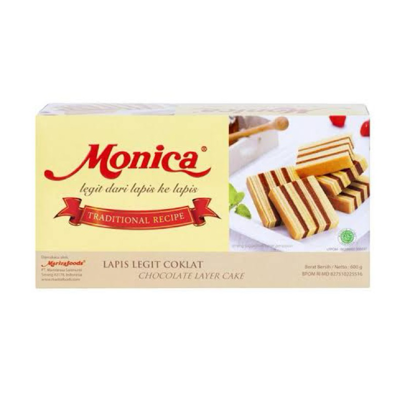 MONICA Lapis Legit Coklat 600 Gram