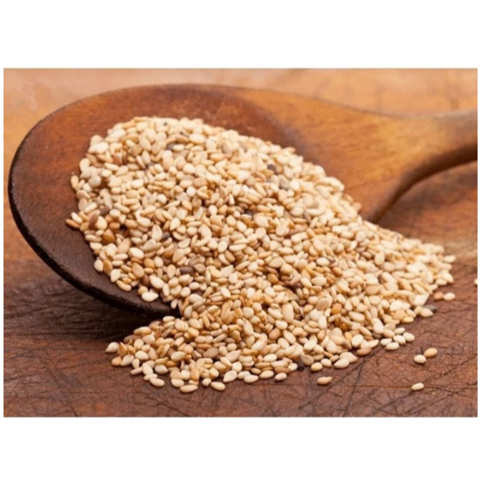 

White Sesame Seeds / Wijen Putih Sachet | Biji Halal MUI Import | 25 Gram