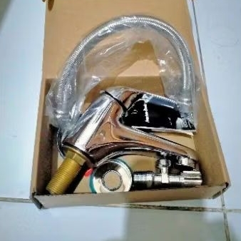 Keran wastafel american standard komplit set/kran wastafel cuci tangan american standard