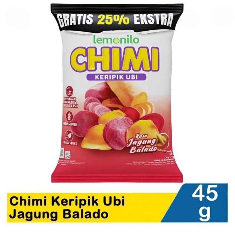 

Lemonilo Chimi Keripik Ubi Jagung Balado 45g