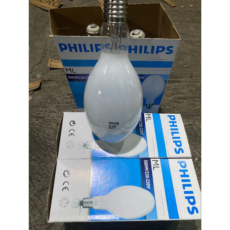 Lampu mercury Ml Philips 500 Whatt