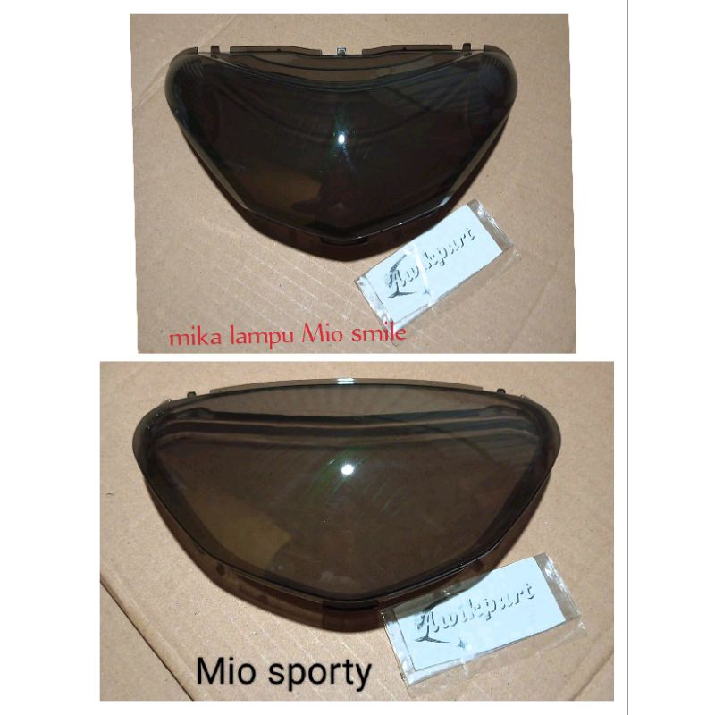 mika lampu depan hitam smoke Mio sporty mio smile