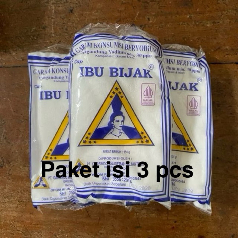 

garam dapur | garam ibu bijak 150gr | garam murah