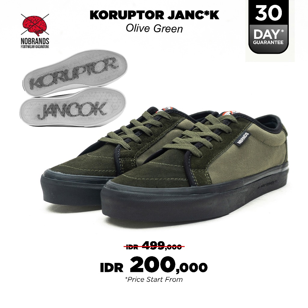 Sepatu Nobrands Medulla Korjan Olive Green Pria dan Wanita
