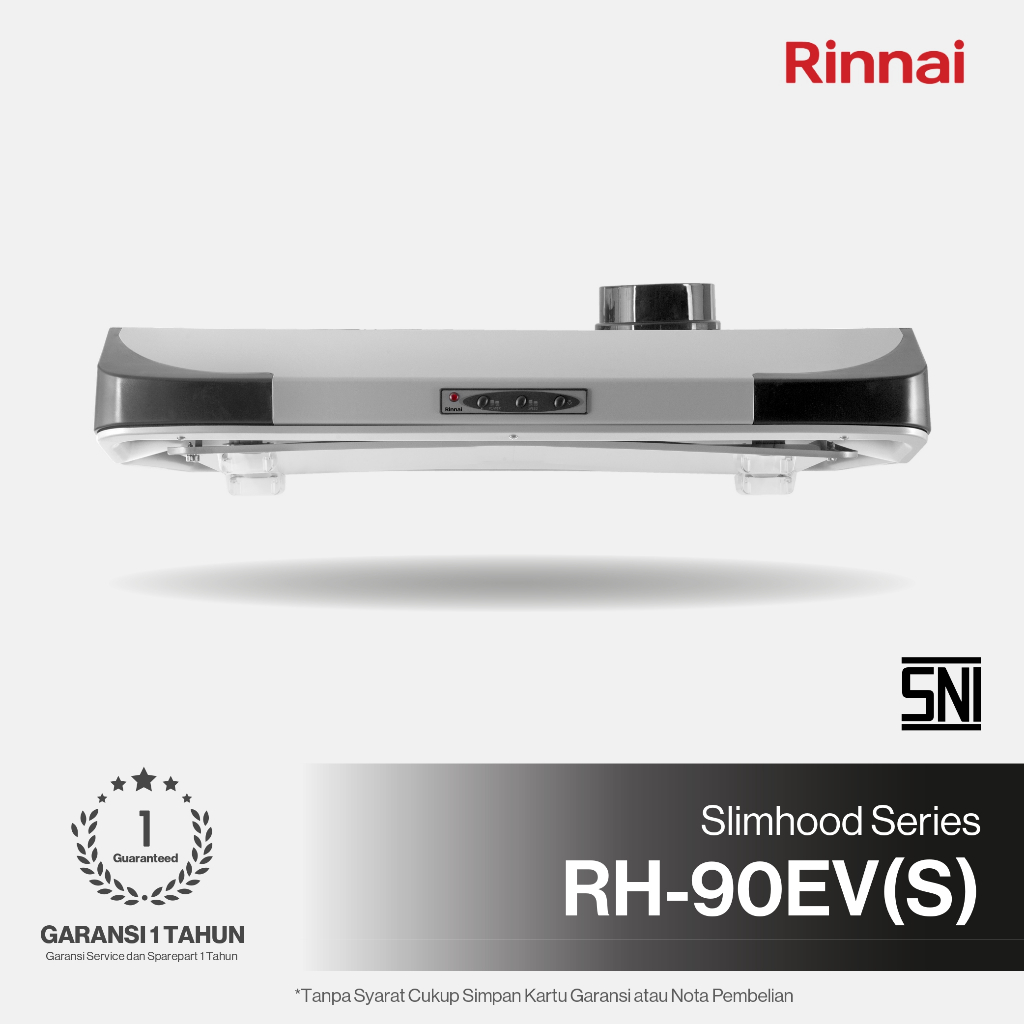 Cooker Hood Rinnai RH-90EV(S) / Penyedot Asap Rinnai RH 90EV (S) / Cooker Hood Rinnai RH 90 EV(S) / 