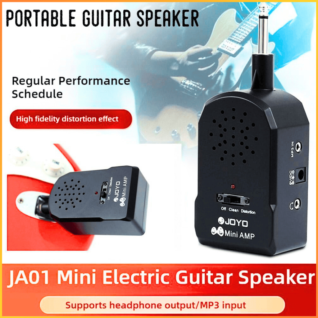 COD JOYO Ampli Amplifier Gitar Listrik Mini Akustik Distorsi Marshall Guitar Bass Elektrik 2W JA 01
