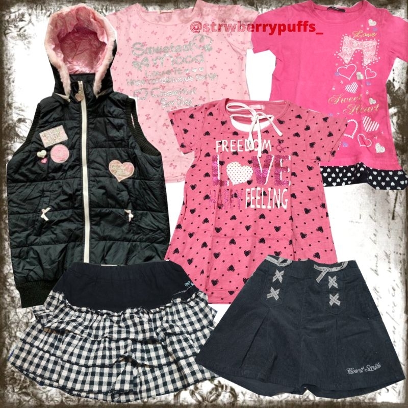 PRELOVE THRIFT - babytees sugarbunnies mezzo piano angel blue lizlisa axes femme cecil pajama sister