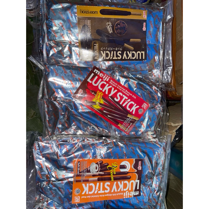

Lucky Stick non dus ( isi 12pcs x 45gr) Cemilan Murah