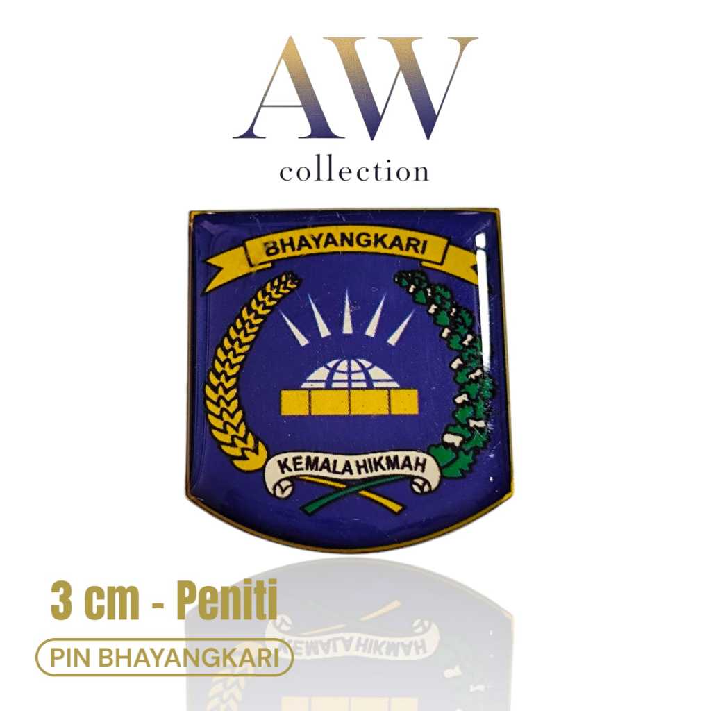 Pin Bhayangkari / Atribut bhayangkari / Lencana aksesoris bhayangkari