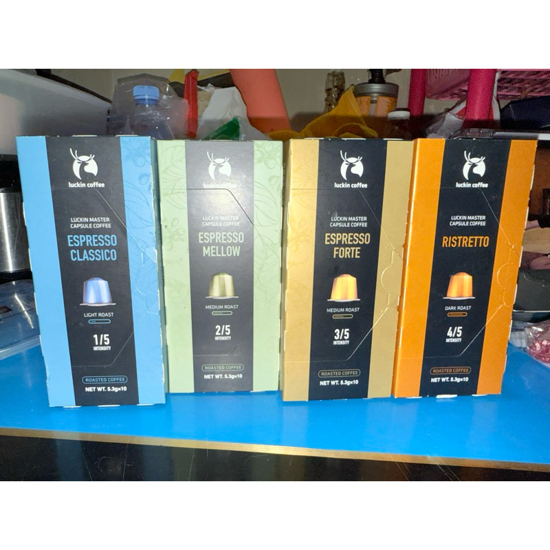 

Luckin Nespresso Coffee Capsule Coffee - Kopi Kapsul Nespresso Best Seller China - 1 Box isi 10