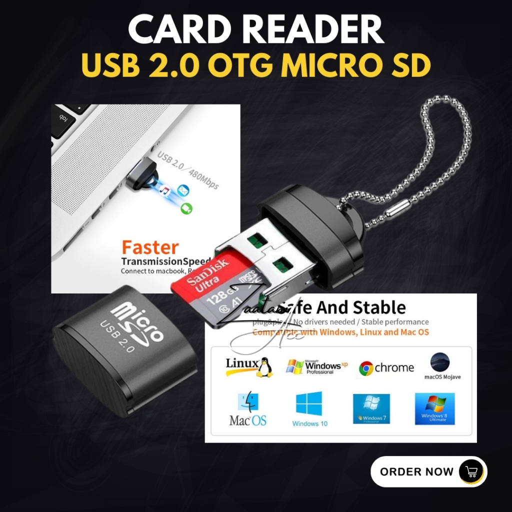 KingCard Card Reader USB 2.0 OTG MicroSD - TF57