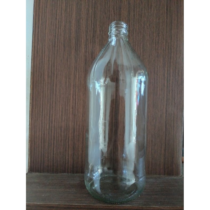 botol kaca 1 liter tutup drat, botol 1 liter botol kaca 1000ml