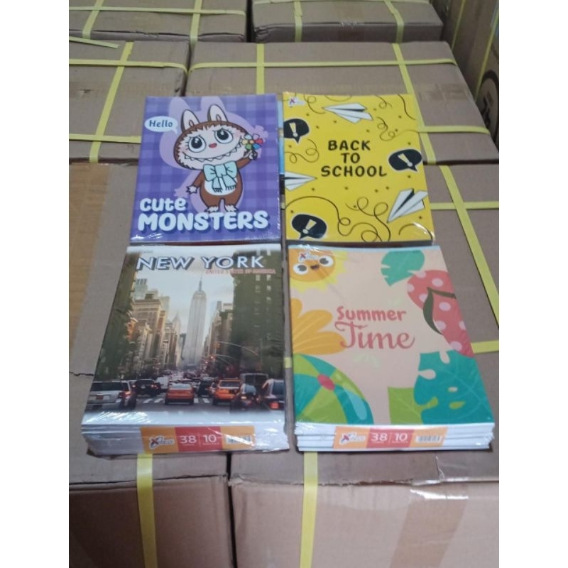 

(harga per pack isi 10buku) buku tulis xplup