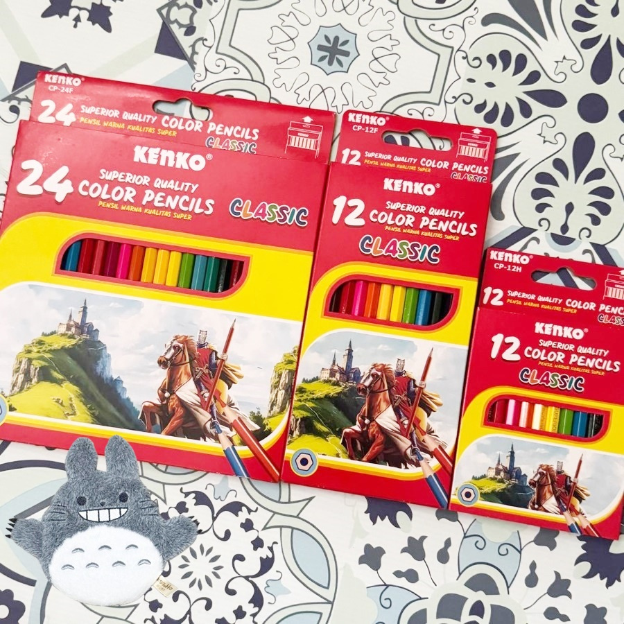 

[1 PCS] KENKO PENSIL WARNA 12WARNA 24WARNA KLASIL CP-12H CP-12F CP-24F