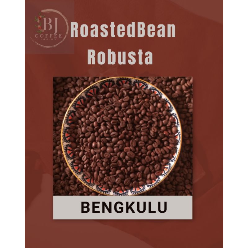 

RoastedBean Robusta Biji Kopi Sangrai Robusta Bengkulu 1kg