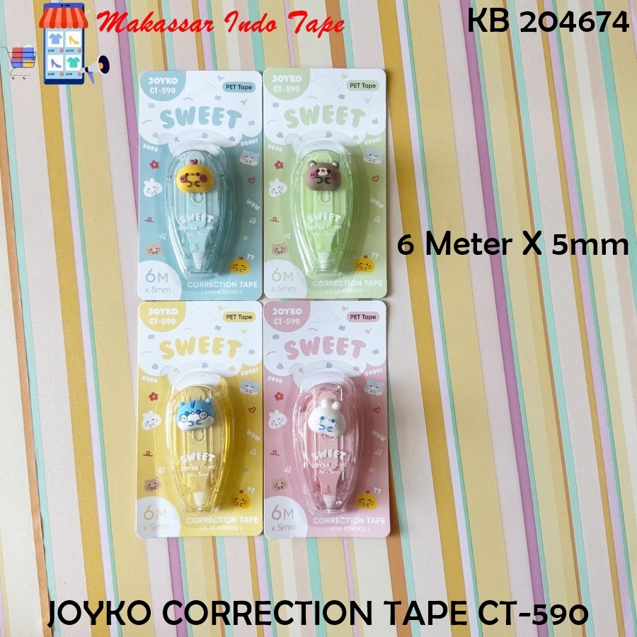 

[1 PCS] JOYKO CORRECTION TAPE CT-590 PITA KOREKSI