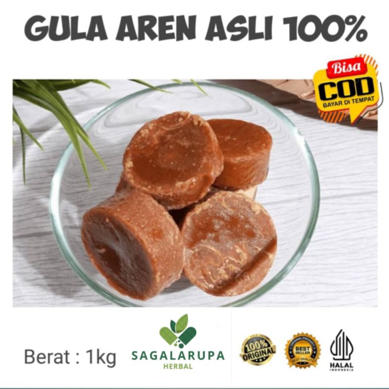 

Gula aren merah 1 kg original asli / Gula merah aren nira COD (SRH)