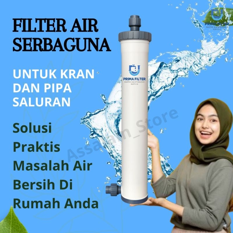 Fiter Air Serbaguna Filter Air Sumur Dan Pam/PDAM Untuk Kran Dan Pipa Saluran Mengatasi Air Keruh, B