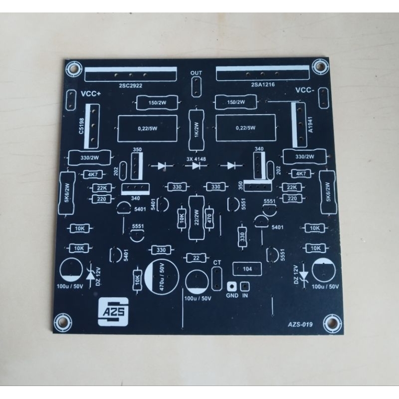 PCB TBM Flash 2 Ohm Flat Type AZS 019