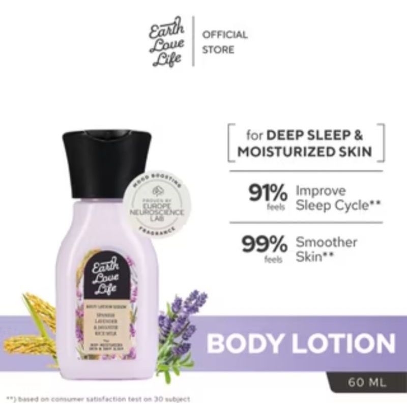 earth love life body lotion lavender