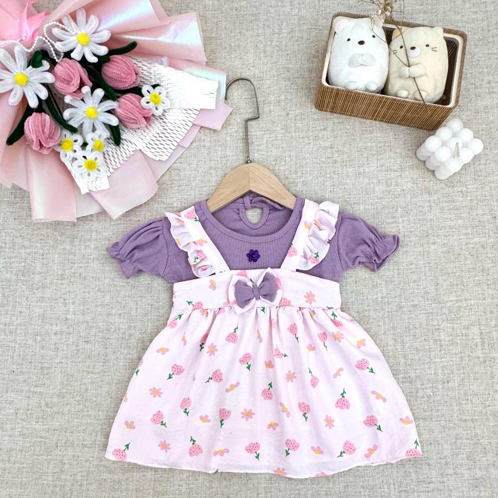 Dress Overall Anak Perempuan - Overall Bayi Perempuan 6 12 Bulan - Baju Bayi Perempuan 6 12 Bulan