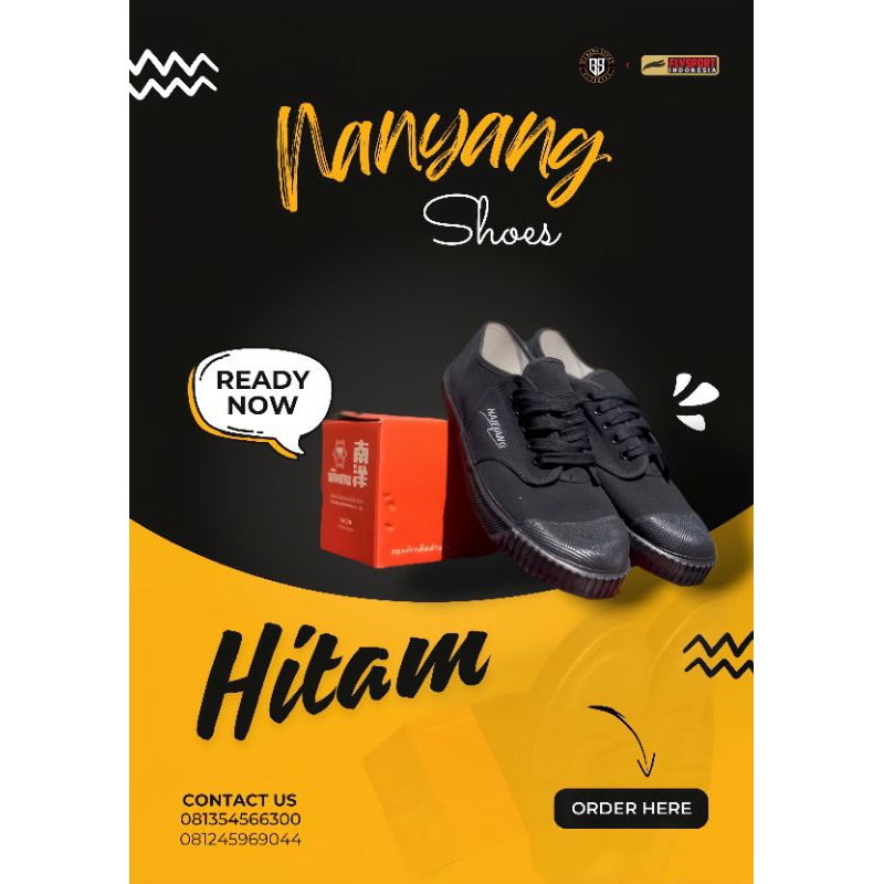 Sepatu Takraw nanyang murah varian hitam