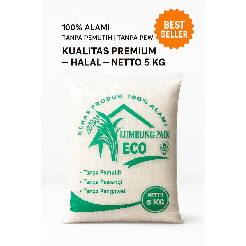 

Beras Premium 5Kg , Putih , Bersih, Punel, alami , Cocok untuk Kebutuhan Rumah Tangga karena langsung dari petani dan alami(JAWA TIMUR)