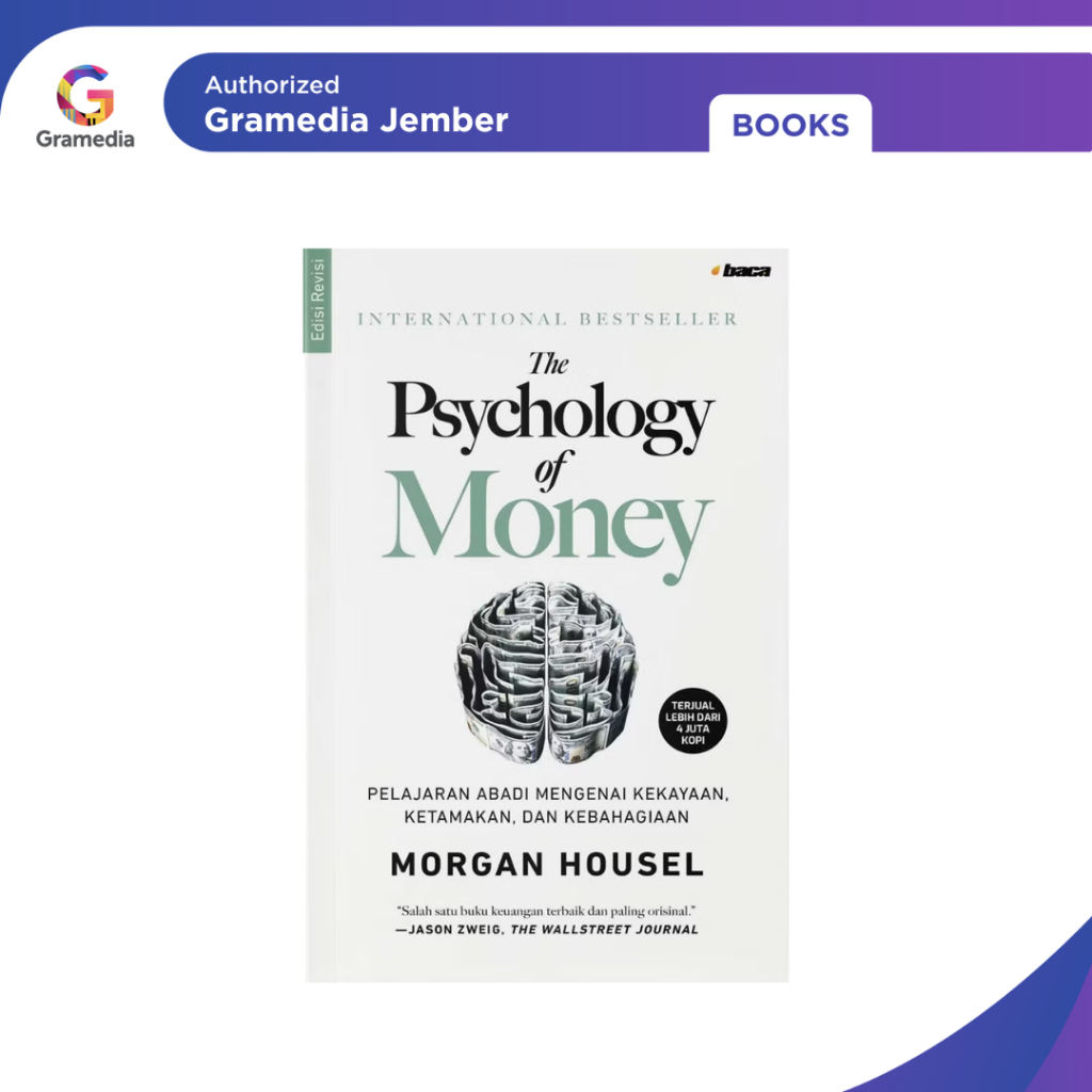 The Psychology of Money Edisi Revisi - Gramedia Jember