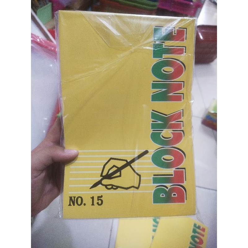 

(12pcs) BLOCK NOTE NO.15 grosir