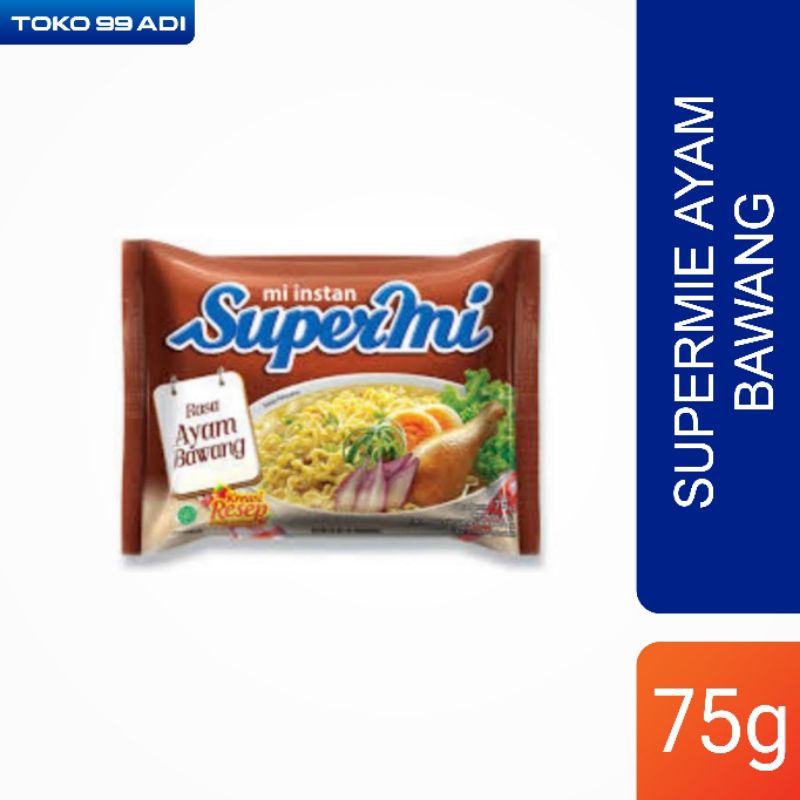 

SUPERMIE RASA AYAM BAWANG 75g,MIE
