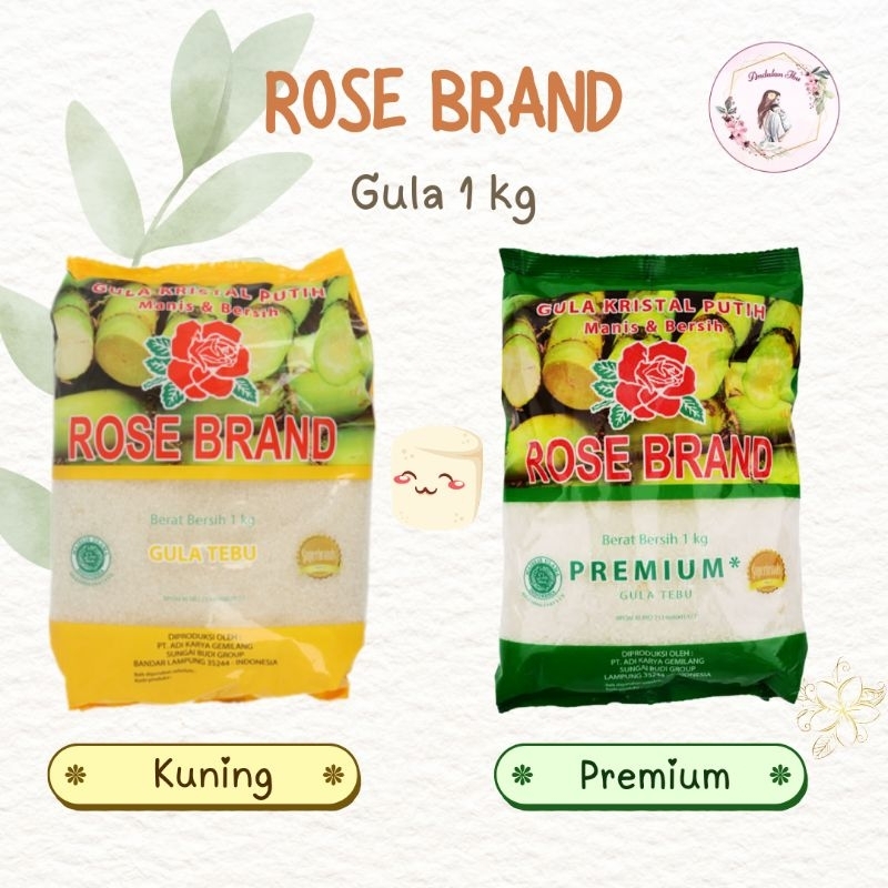 

Gula Pasir Rose Brand 1 kg Kuning & Hijau Premium