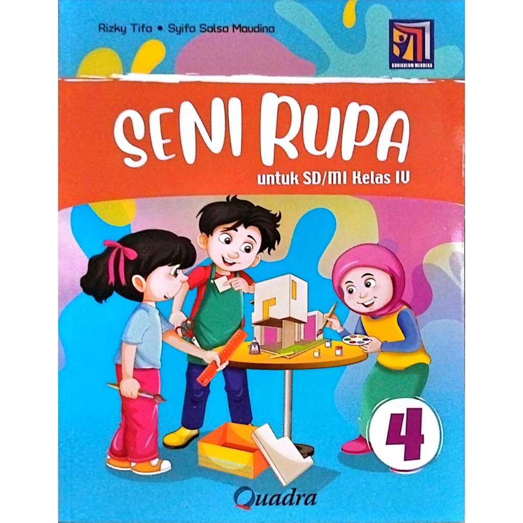Penerbit Quadra BUKU SENI RUPA kelas 1 2 3 4 dan 5 6 kurikulum merdeka