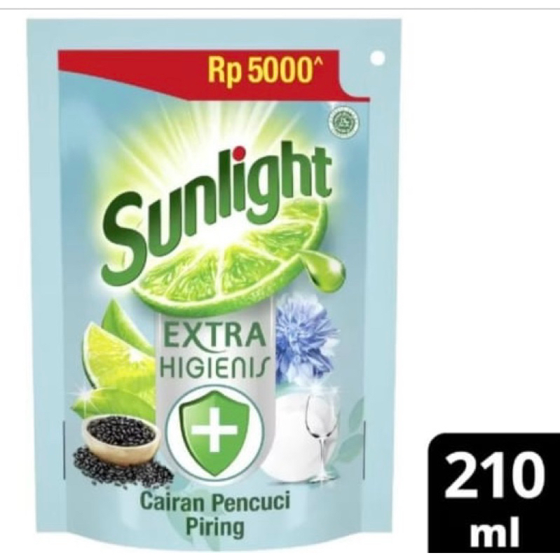 Sunlight Extra Higienis 210 ml Sunlight 5000an Sunlight 210ml murah grosir