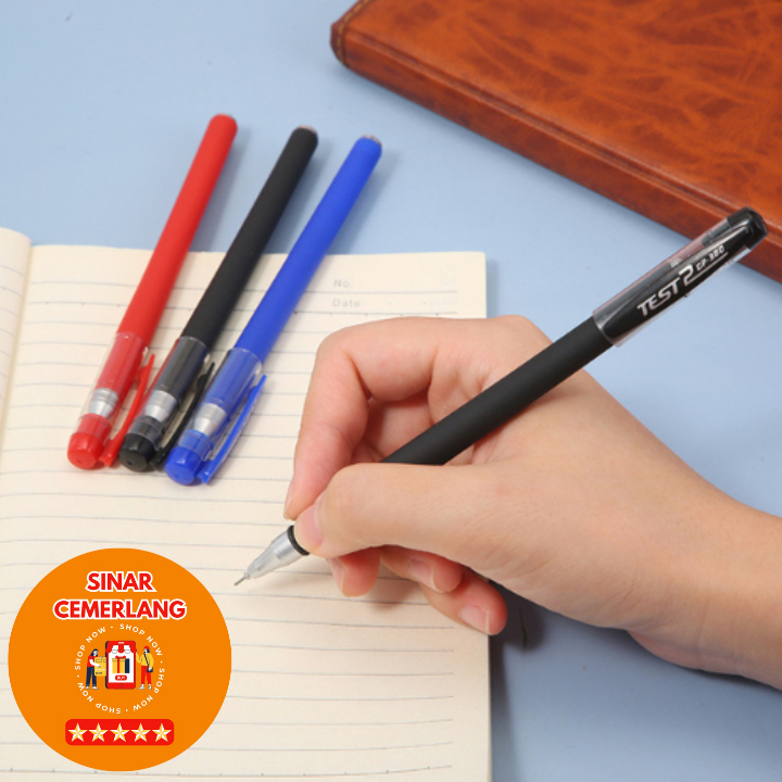 

SC Pena GEL Premium 0.55mm 1Pcs Pulpen Tinta Cair Alat Tulis Sekolah Kantor Pen Warna Warni Pena Ujung Lancip ATK