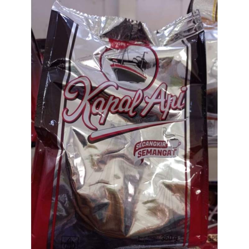 

kopi bubuk kapal api secangkir semangat kemasan 350g