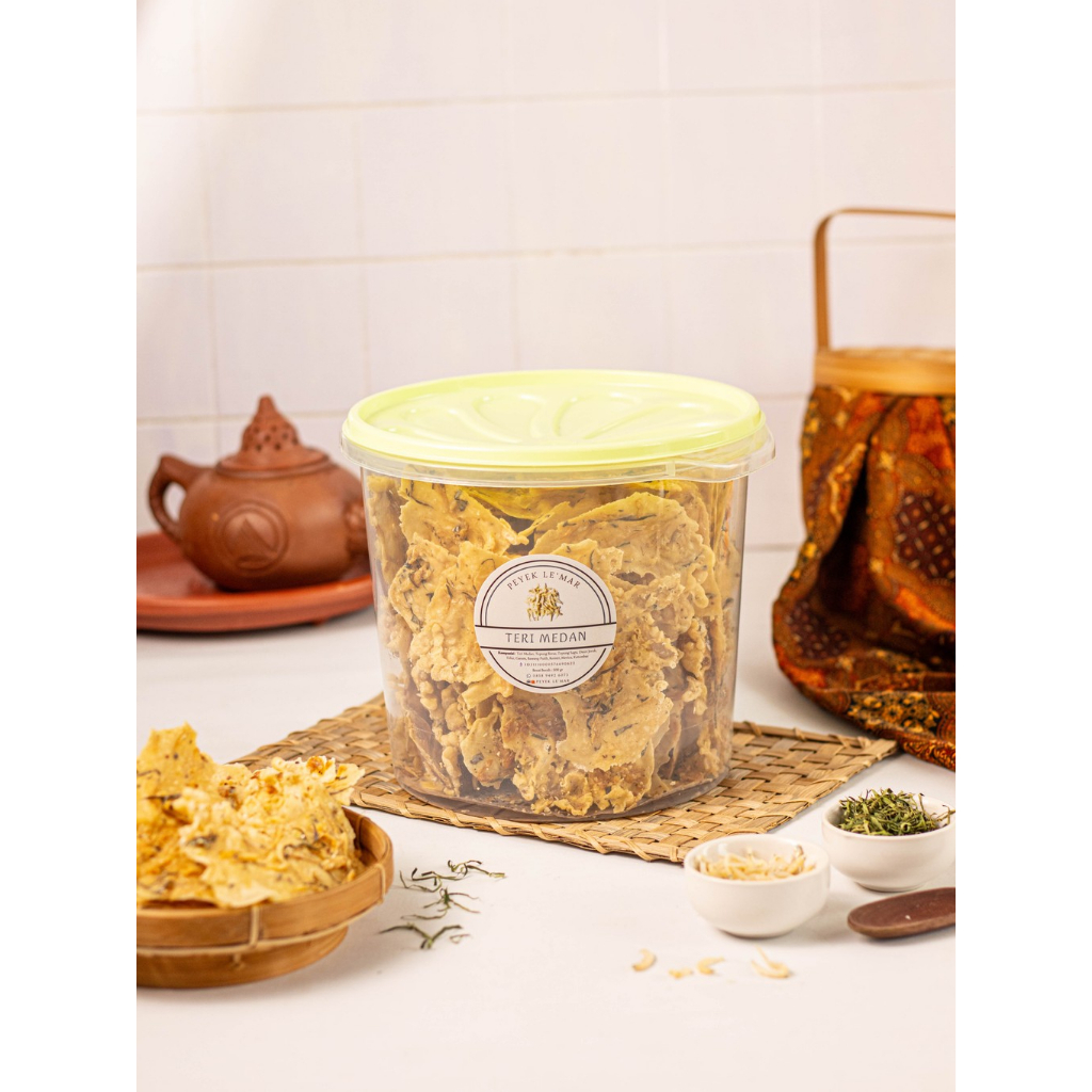 

Peyek Le'Mar - Ikan Teri (Toples Jumbo/Toples Gaban)