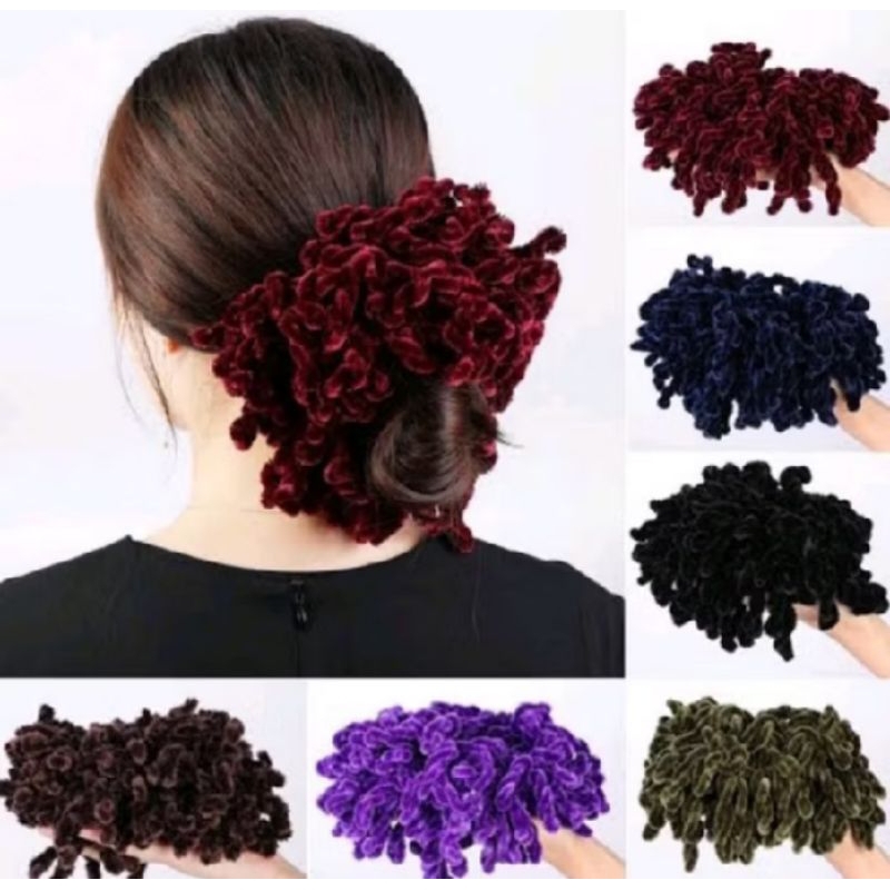 Ikat Rambut Ubur-ubur / Scrunchie Cepol Hijab Ubur-ubur