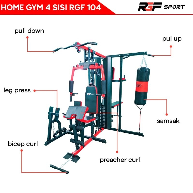 HOME GYM 4 SISI RGF 104