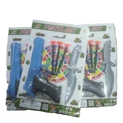 Mainan pistol tembakan sniper ST2421 set mainan pistol dan pisau set mainan anak laki laki