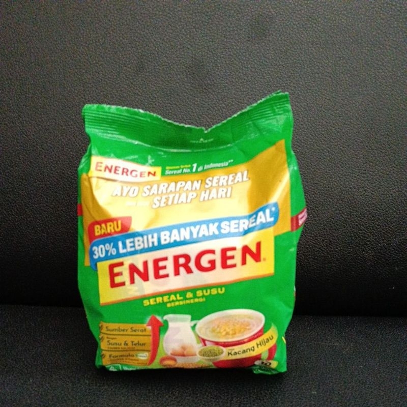 

Energen Sereal & Susu Rasa Kacang hijau (1Bag@10Bks)320 Gram