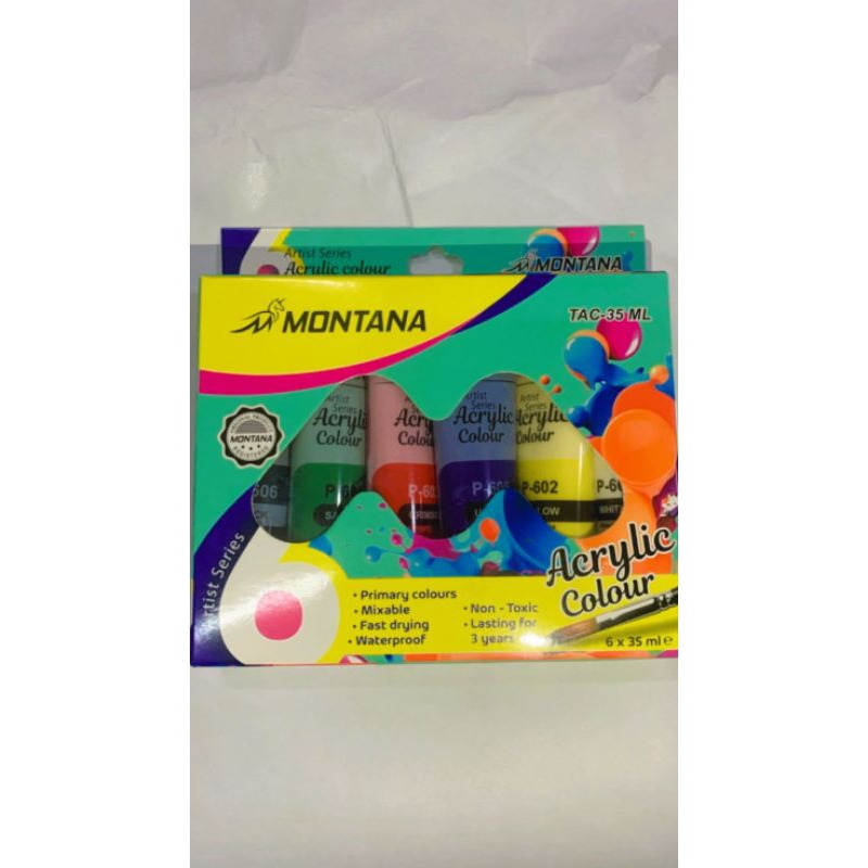 

Cat Acrylic colour montana 6 warna
