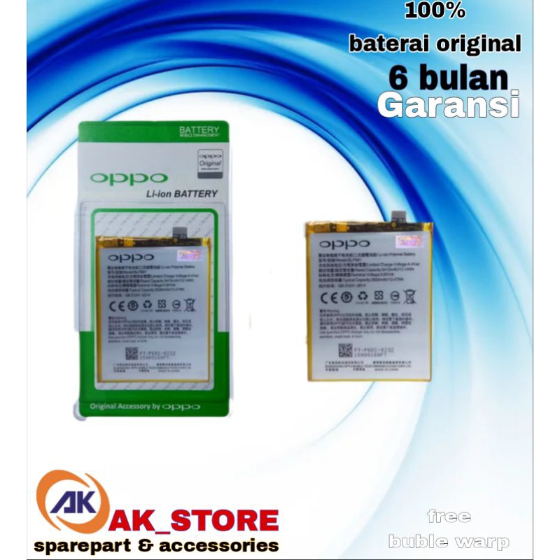 Batre Baterai Battery Oppo F9 / F9pro A7x Realme2Pro / R17 Blp681 5000Mah