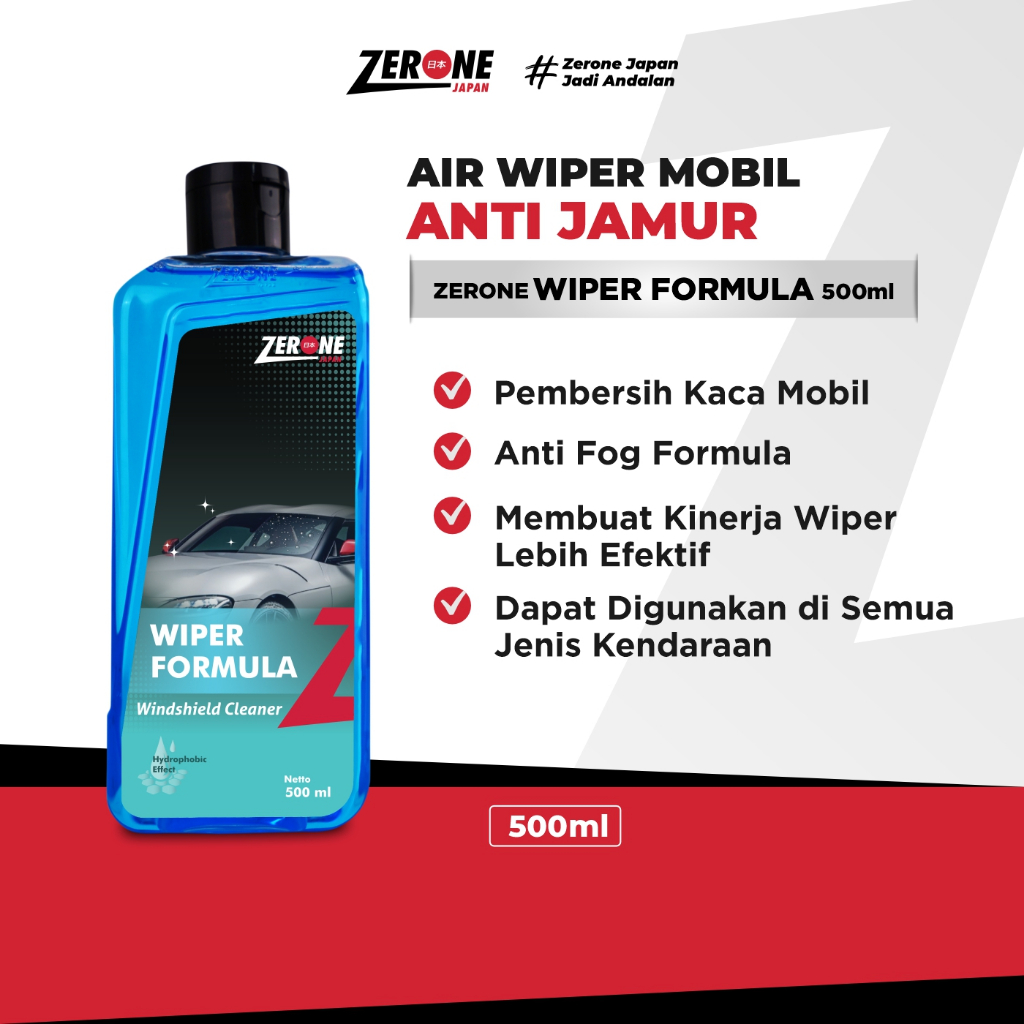 Air Wiper Mobil Zerone Japan Cairan Pembersih Pembersih Kaca Mobil