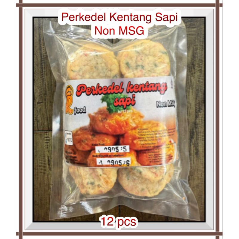 

Perkedel Kentang ( Sapi ) Non MSG 12 pcs by R Food